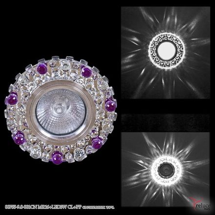 00755-9.0-001CN MR16+LED3W CL+PP светильник точ.