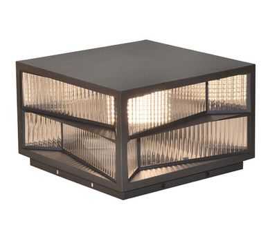 Светильник уличный Файви черный w30*30 h20 E27 1*60W