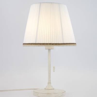 Citilux Линц CL402720 Настольная лампа патина с белым абажуром