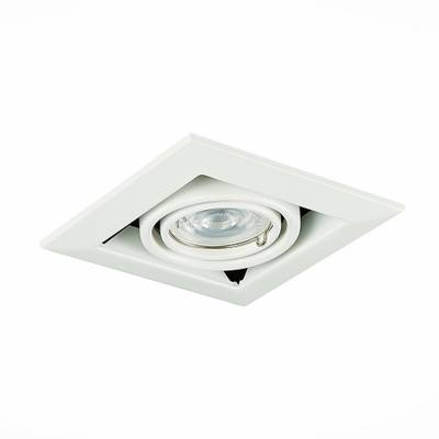 ST250.558.01 Св-к встр. Черный, Белый GU10 1*50W  IP20 L126xW126xH70 220V Без ламп