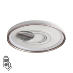 7787/85L PIKO LED SN 607 Светильник металл/белый/бронза LED 85Вт 3000-6500K D495 IP20 пульт ДУ GEMINI