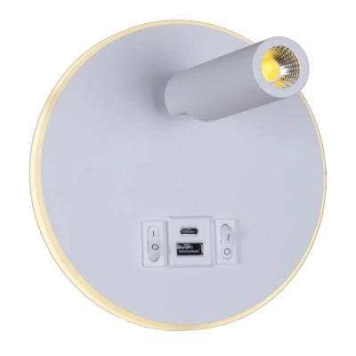 86203-9.2-001KT LED12W+USB WT светильник настенный Reluce, LED