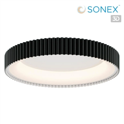 7764/56L AVRA LED SN 576 Светильник металл/белый/черный LED 56Вт 3000/4000/6000K D500 IP43 ССТ SHARMEL