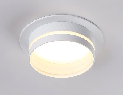 Светильник встраиваемый TN5218 WH белый GX53 110*50