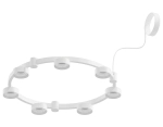 Корпус светильника Techno Ring подвесной для насадок Ø85мм C9236/7 SWH белый песок D635*70.5mm GX53/7