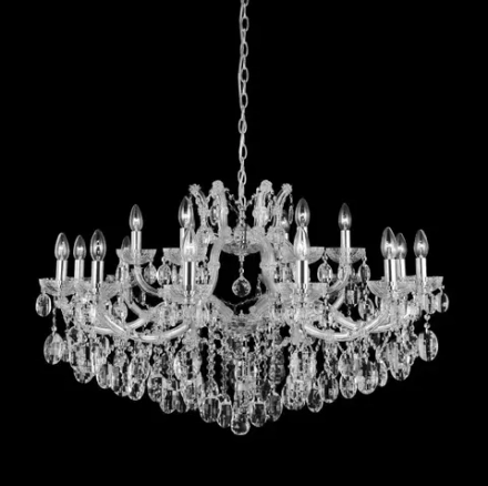 Люстра Crystal Lux HOLLYWOOD SP12+6 CHROME 2010/318