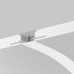 Алюминиевый профиль встраиваемый с вертикальным изгибом ALM-6214TB-S-2M, 636005. TM Maytoni