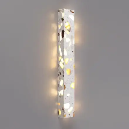 7012/15WL L-VISION ODL25 193 Настенный светильник светильник металл/тераццо/античн. бронза IP20 1*15W 3000K 220V TERRAZZO