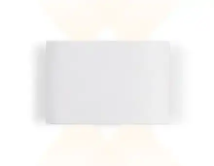 Настенный светодиодный светильник FW142 WH/S белый/песок LED 3000K 4W 120*80*40