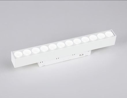 Светильник светодиодный для шинопровода Magnetic GL4022 WH белый IP20 12W 4200K 48V 24° 220*22*45