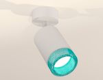 Комплект накладного поворотного светильника XM6312004 SWH/BL белый песок/голубой MR16 GU5.3 (A2202, C6312, N6153)
