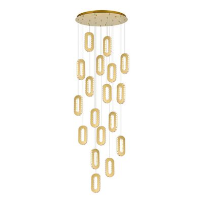 SL6506.203.18 Светильник подвесной ST-Luce Золотистый/Золотистый, Прозрачный LED 18*9W 3000K