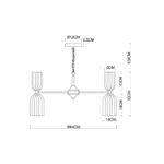 Подвесная люстра Arte Lamp CHARM A1623LM-10GO, 10хE14