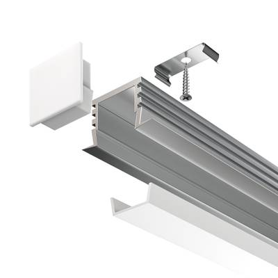 Алюминиевый профиль встраиваемый 22x12, ALM006S-2M. TM Maytoni