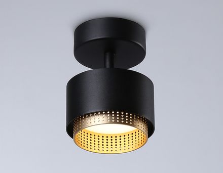 Светильник накладной TN71282  BK/GD черный/золото GX53 max 12W D95*137