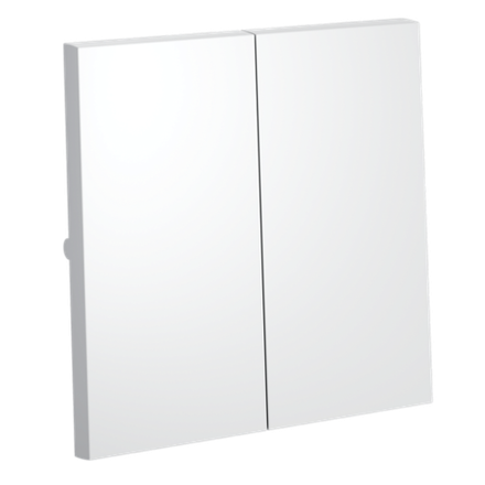 VLS000302 Клавиши для выключателя/переключателя двухклавишного, S70 (белый матовый). (ТМ Maytoni)