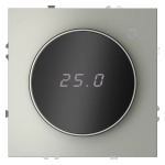 VLS070105 Терморегулятор электронный VOLTUM S70 с индикацией и датчиком, для теплого пола, (сталь). (ТМ Maytoni)