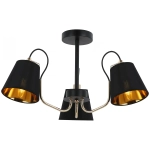 IL6120-3COU-79 BK GD светильник потолочный ILLUMICO, E14х3