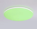 Потолочный светодиодный светильник с Wi-Fi Яндекс Алисой/Tuya/Smart Home/Alexa FZ2001 WH белый IP54 20W 3000K-6500K+RGB D300*55 (ПДУ ИК)