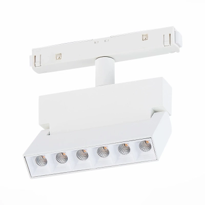 ST362.536.06 Магнитный трековый светильник белый LED 1*6W 3000K 532Lm Ra>80 36° IP20 L120xW22xH134 48V