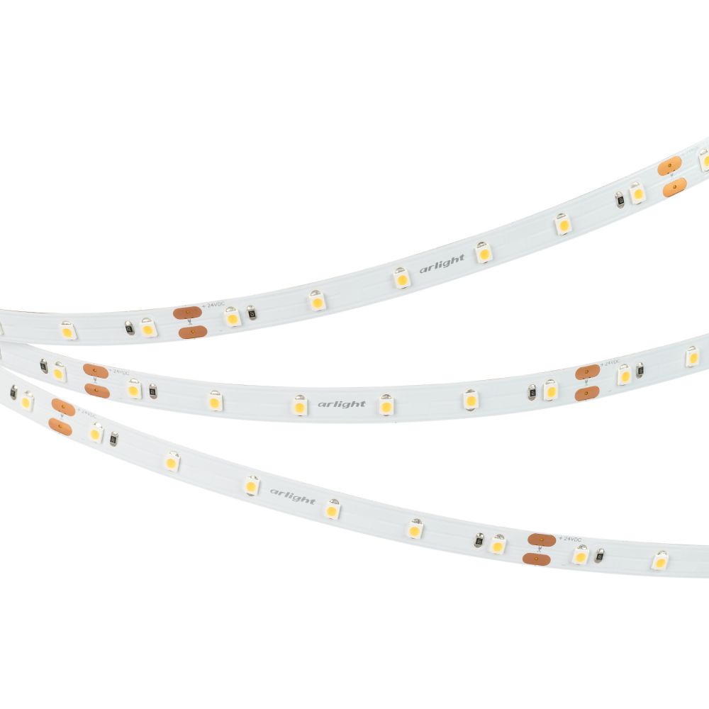 Лента NT-A60-8mm 24V Day5000 (4.8 W/m, IP20, 3528, 5m) (Arlight, Открытый)