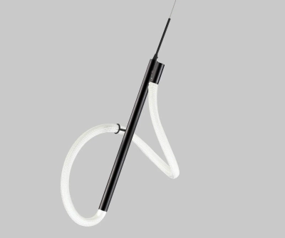 08040K-1A,19(4000K) Подвес Далия черный d30 h120 Led 24W (4000К)