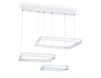 Потолочный светодиодный светильник с пультом FA6165 WH белый 131W 720*500*900 (ПДУ РАДИО 2.4)