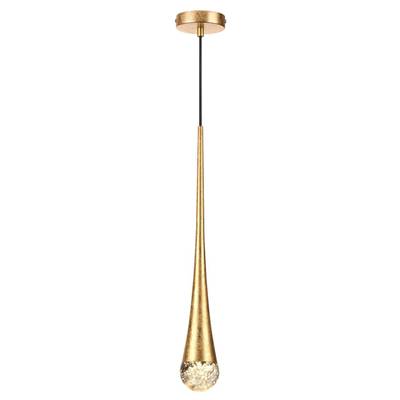 4278/1 L-VISION ODL21 341 прозрачн/золот фольг-ние Подвесной светильник IP20 GU10 LED max 6W GOTA