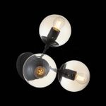 SL549.411.03 Бра ST-Luce Черный/Янтарный E27 3*40W