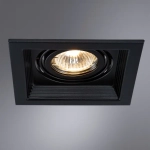 Точечный встраиваемый светильник Arte Lamp CANIS A6661PL-1BK, 1хGU10