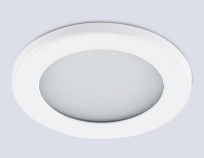 Светильник встраиваемый TN6630 WH белый IP44 GX53 D100*60