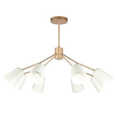 SLE155902-08 Люстра потолочная Золотистый/Белый E14 8*40W