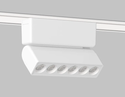 Светильник светодиодный трековый для шинопровода Magnetic Ultra Slim GV1468 WH белый IP20 6W 4200K 48V 24° 122*26*80