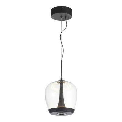 SL6014.423.01 Светильник подвесной ST-Luce Черный/Прозрачный, Черный LED 1*17W 3000K