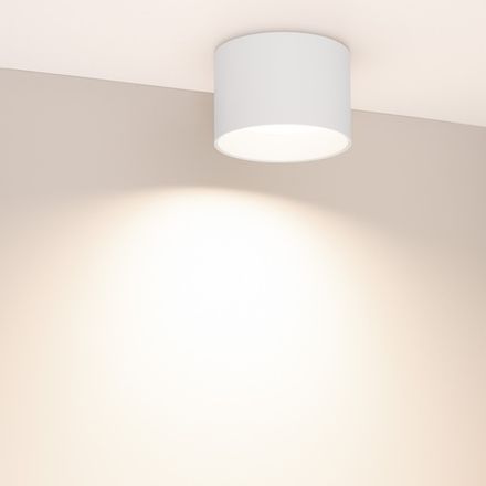 Светильник SP-BISCOTTO-R120-12W Warm3300-MIX (WH, 80 deg, 230V) (Arlight, IP54 Металл, 5 лет)