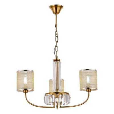 SLE1119-303-03 Люстра подвесная Латунь/Шампань E14 3*40W