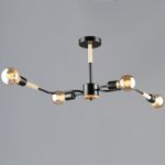 10070-0.3-04 BK+WOOD светильник потолочный