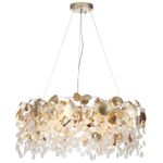 5104/10 CLASSIC ODL26 золотистый/прозрачный металл/стекло Люстра E14 10*40W 220В IP20 COINS