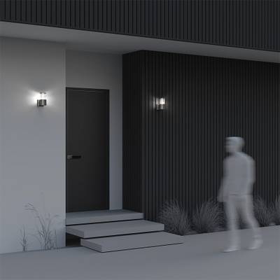 Настенный светильник (бра) Bronx E27х1, IP54, O576WL-01GR. TM Maytoni