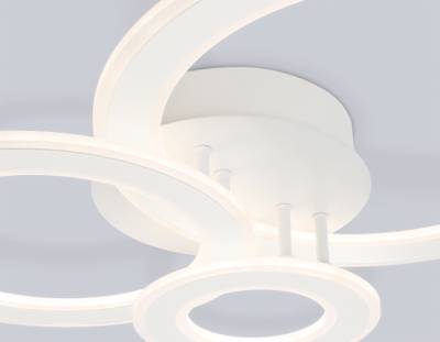 Потолочный светодиодный светильник с пультом FA861 WH белый 71W 540*470*105 (ПДУ РАДИО 2.4)