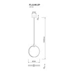 Подвесной светильник Sunrise FL1146-2P, LED