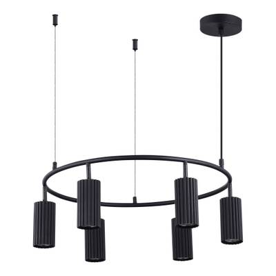 SL1213.403.06 Светильник подвесной ST-Luce Черный/Черный GU10 6*5W 4000K