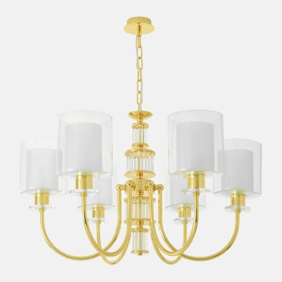 Люстра Crystal Lux ELENA SP6 GOLD 1621/306
