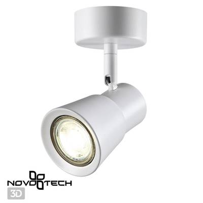 370929 OVER NT22 белый Светильник накладной IP20 GU10 50W 220V MOLO