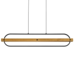 723337 Люстра LODI LED 36W 3240LM ЧЕРНЫЙ/ДЕРЕВО 3000K Lightstar