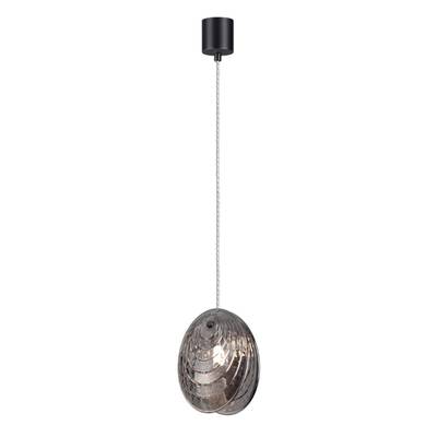 5038/1 MODERN ODL24 427 черный/дымчатый/металл/стекло Подвес G9 1*40W MUSSELS