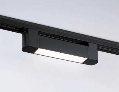 Светильник светодиодный трековый однофазный GL6727 BK черный IP20 10W 4200K 192*35*57