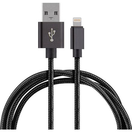 Кабель Energy ET-25 USB/Lightning, цвет - черный