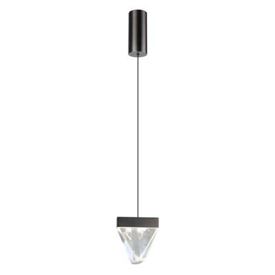 6677/5L L-VISION ODL24 335 Подвесной светильник брашир черн/металл/хрусталь IP20 LED 5W 320Лм 4000K RAY