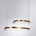 Подвесная люстра Arte Lamp MADISON A2194SP-2PB, 1хLED